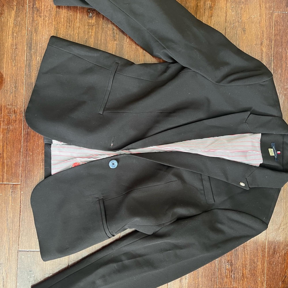 Tommy Hilfiger Black Blazer Size 10